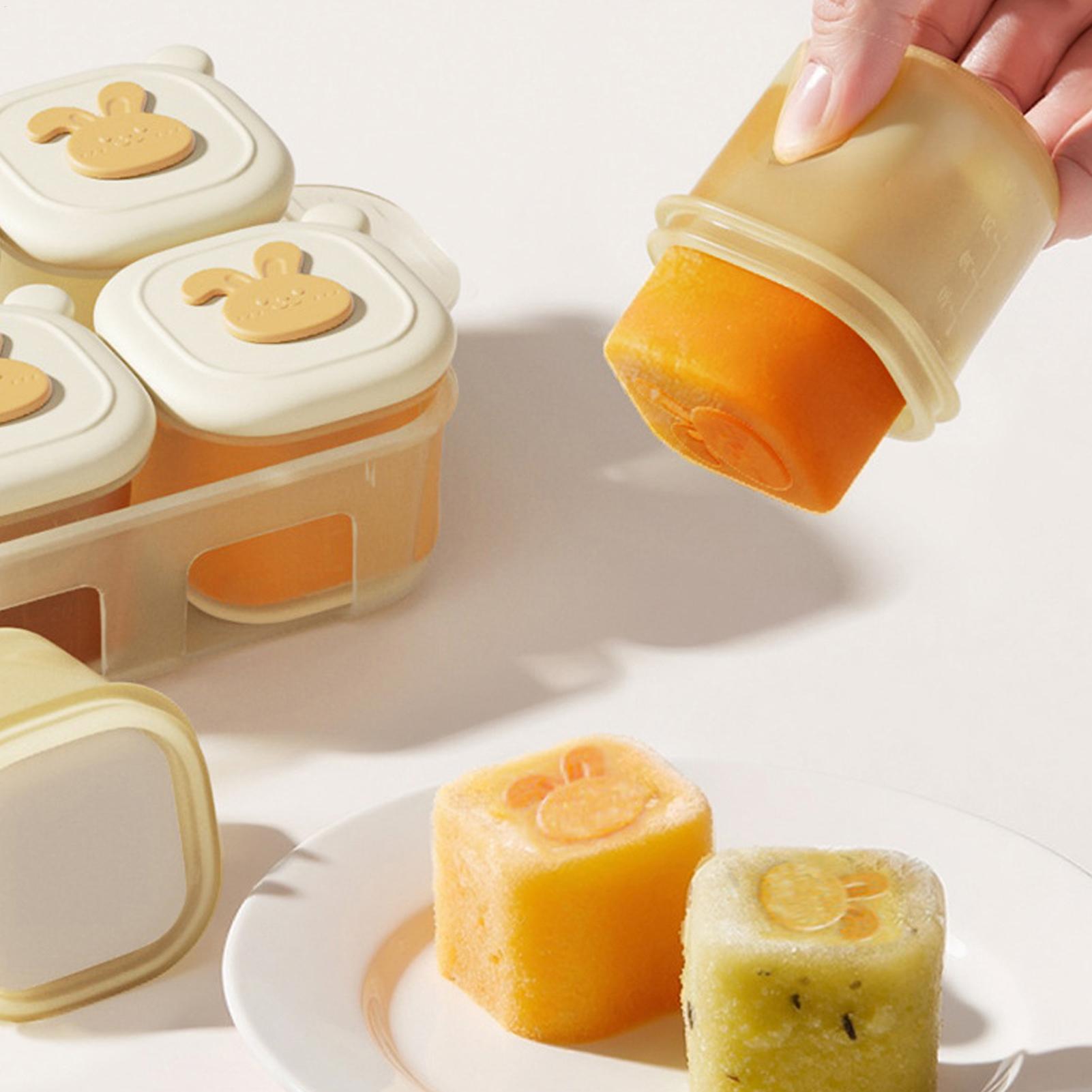 Freezer Tray Baby - Küp Gıda Dondurucu Tepsisi Çocuk Yoğurt