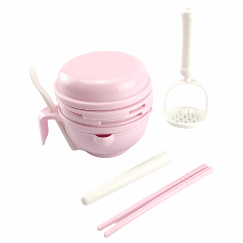 Baby Food Grinding Bowl - Düz renk Bebek Maması Öğütme Kabı