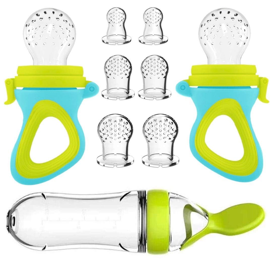 Baby Food Guide - Sıkma Biberon Bardak Silikon Yenidoğan Bebek