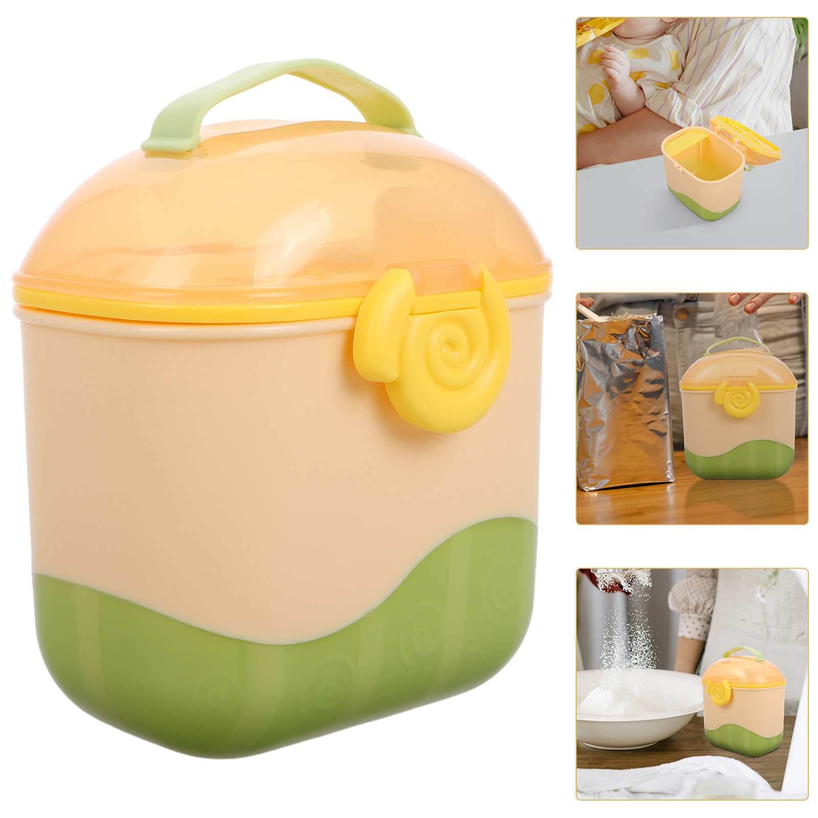 Baby Food Dispenser - Bebek Çok Bölmeli Süt Tozu Dağıtıcısı,