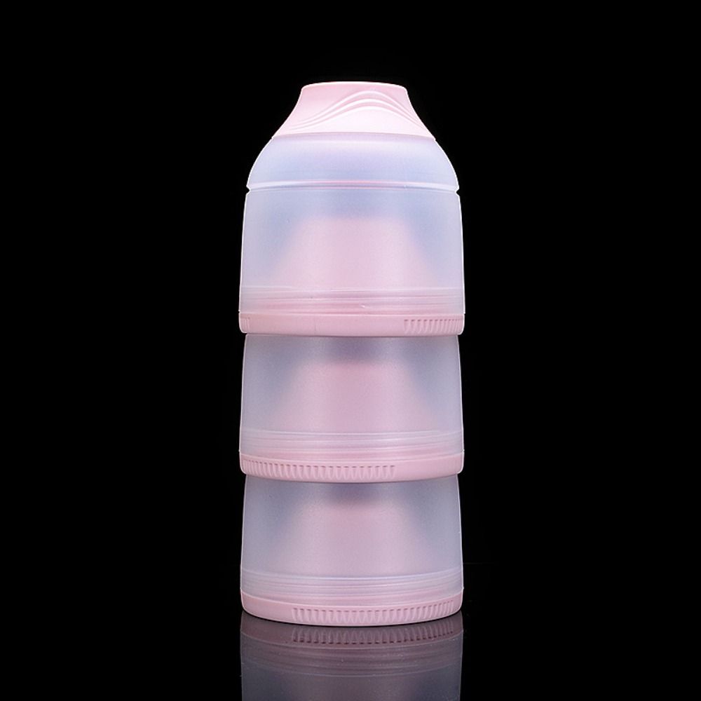 Formula Dispenser Portable - 3 Katmanlı Bebek Süt Tozu Kutusu,