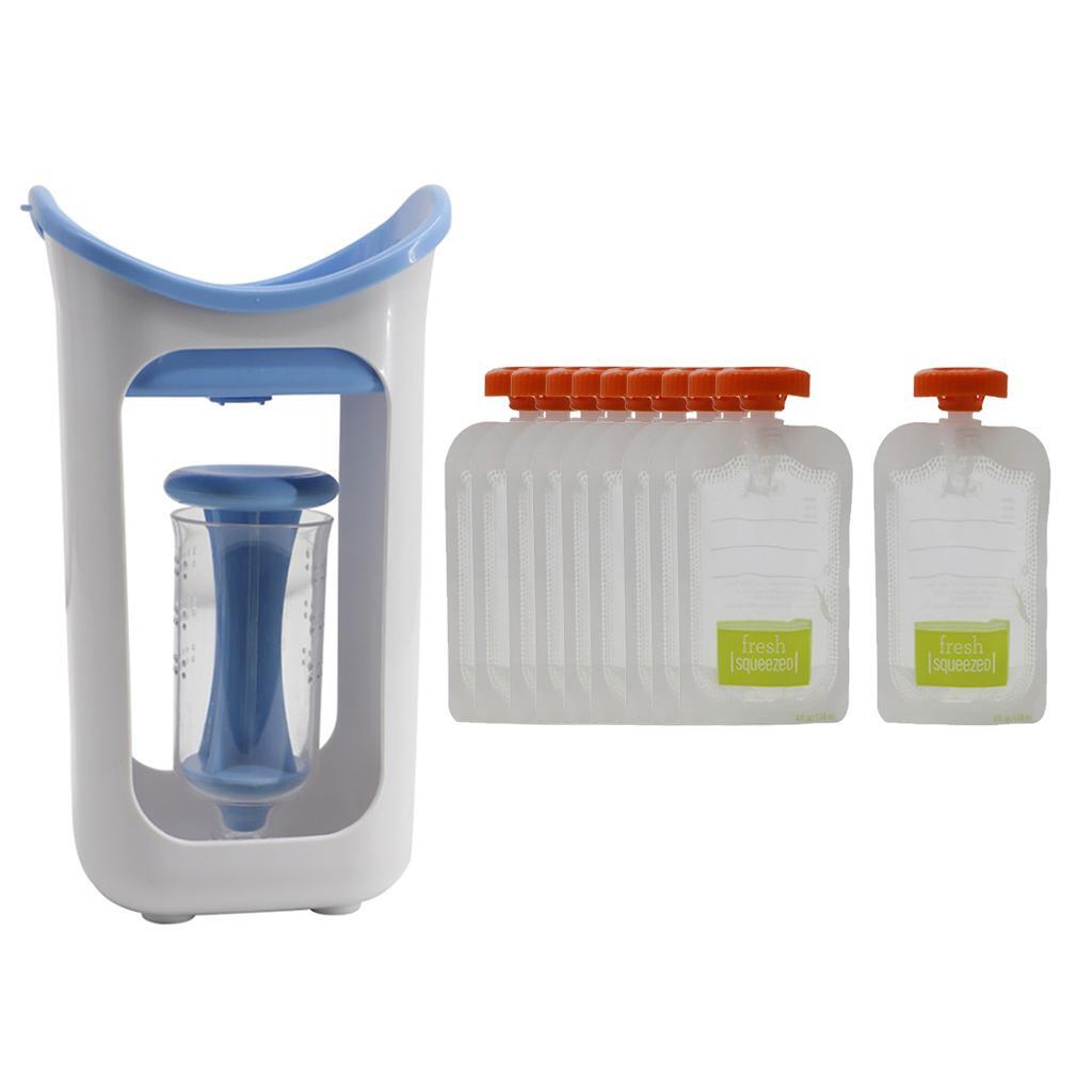 Baby Puree Pouch - Bebek Besleme Maması Sıkacağı Düzenleyici Saklama