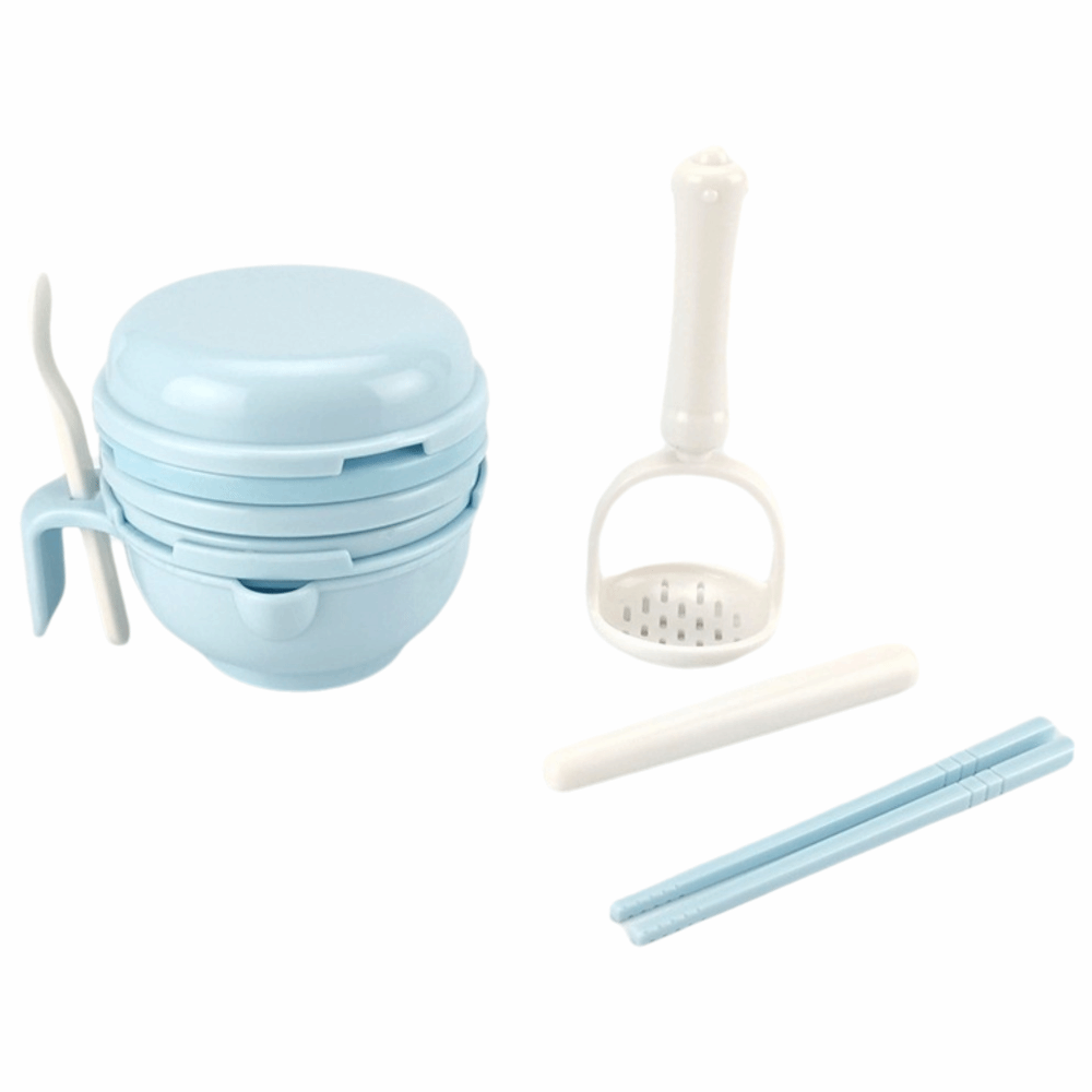 Baby Food Grinding Bowl - Tek Renk Bebek Maması Öğütme Kabı