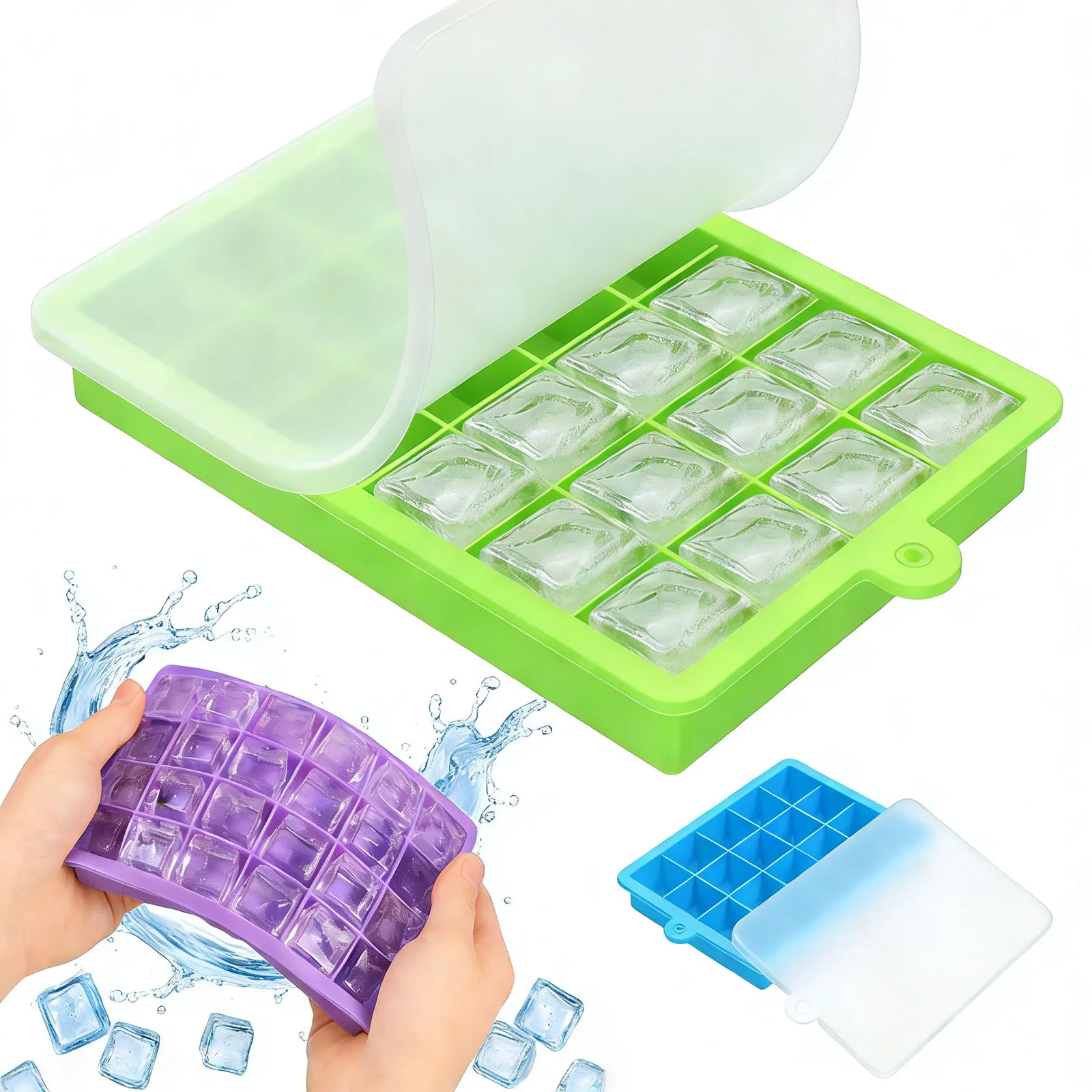 Freezer Tray Baby - Silikon buz kalıbı kolay çıkarılabilir buz