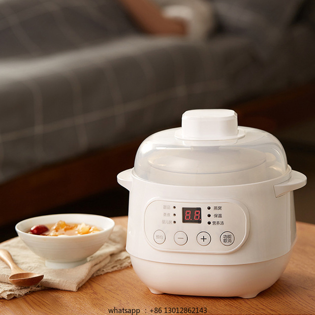Baby Food Steamer - 200W elektrikli yavaş pişirici buharlı pişirme