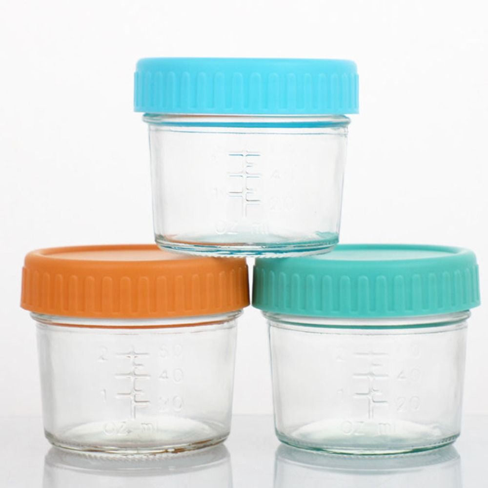 Baby Food Glass Jars - 6 adet Mason Kavanoz Cam Bebek