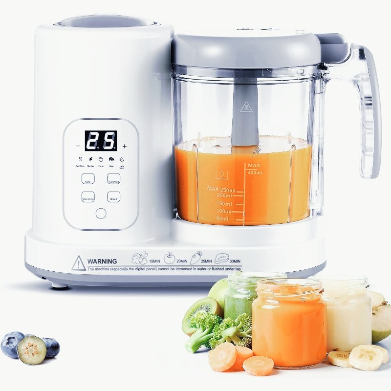 Baby Food Steamer - Bebek Maması Hazırlayıcı Buharlı Blender 4'ü