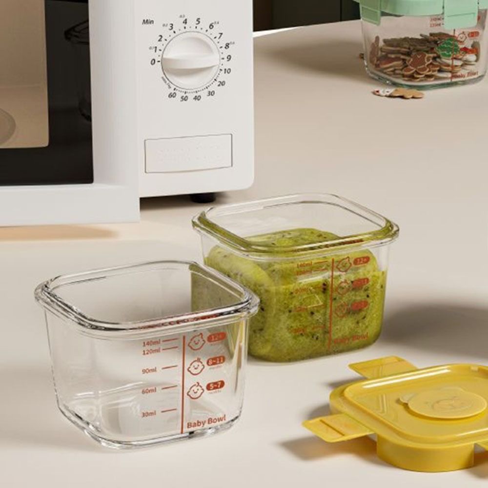 Baby Food Glass Jars - Yeni 170ml Gıda Saklama Kabı Dondurulabilir