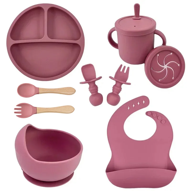Baby Food Kit - Gıda Sınıfı Silikon Çocuk tabak seti