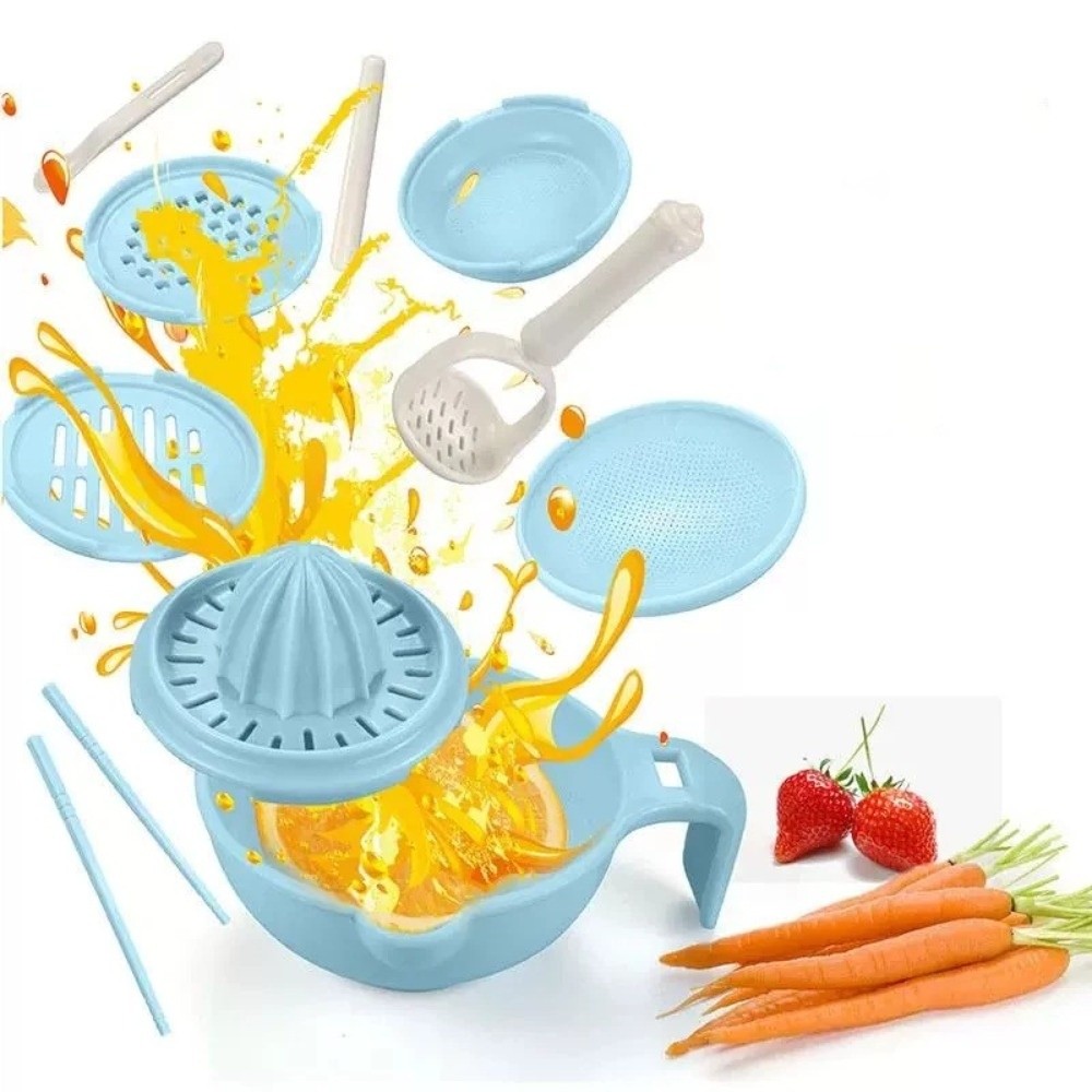 Baby Food Grinding Bowl - Tek Renk Bebek Maması Öğütme Kabı
