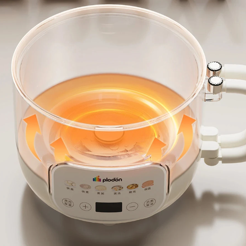 Baby Food Steamer - 1.6L Elektrikli Pişirme Potası Çok Amaçlı