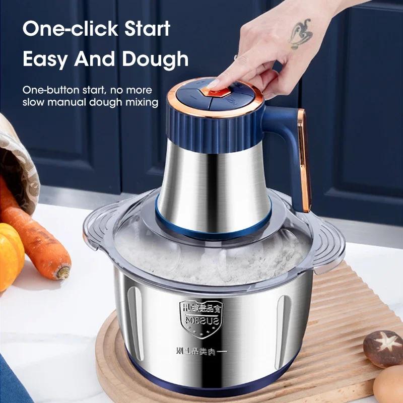 Baby Food With Meat - 5L Elektrikli Kıyma Makinesi 304 Paslanmaz