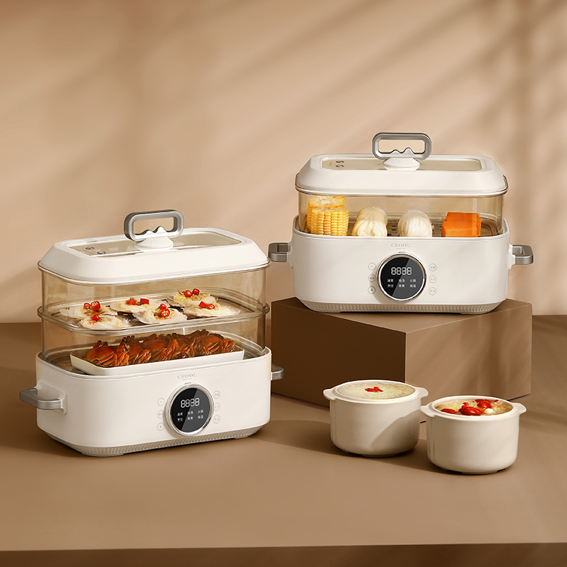 Baby Food Steamer - 10L 3'ü 1 Arada Elektrikli Buharlı