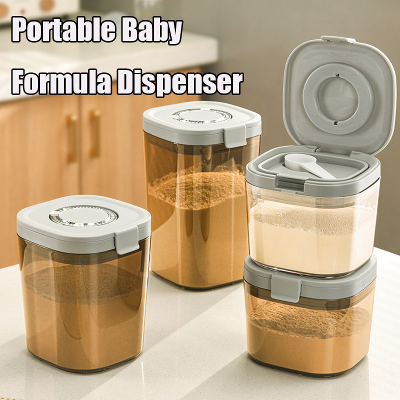Baby Food Dispenser - Neme dayanıklı Bebek Maması Saklama Kutusu