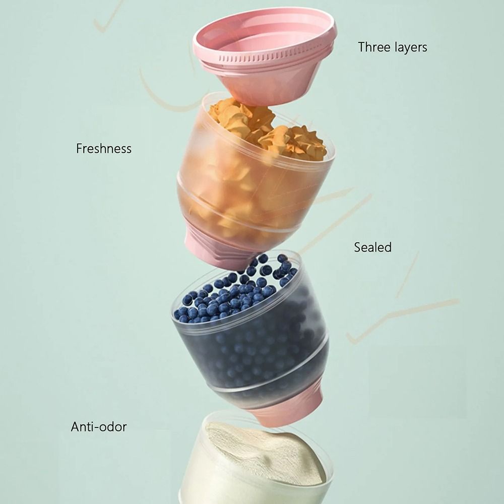 3 katmanlı bebek süt tozu kutu - Baby Food Dispenser incelemesi ve fiyatı