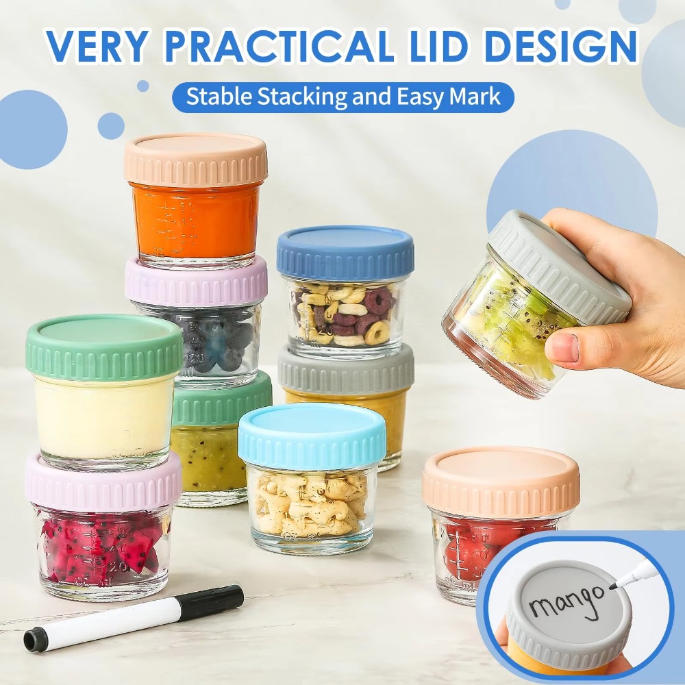 6 adet Mason Kavanoz Cam Bebek - Baby Food Glass Jars incelemesi ve fiyatı