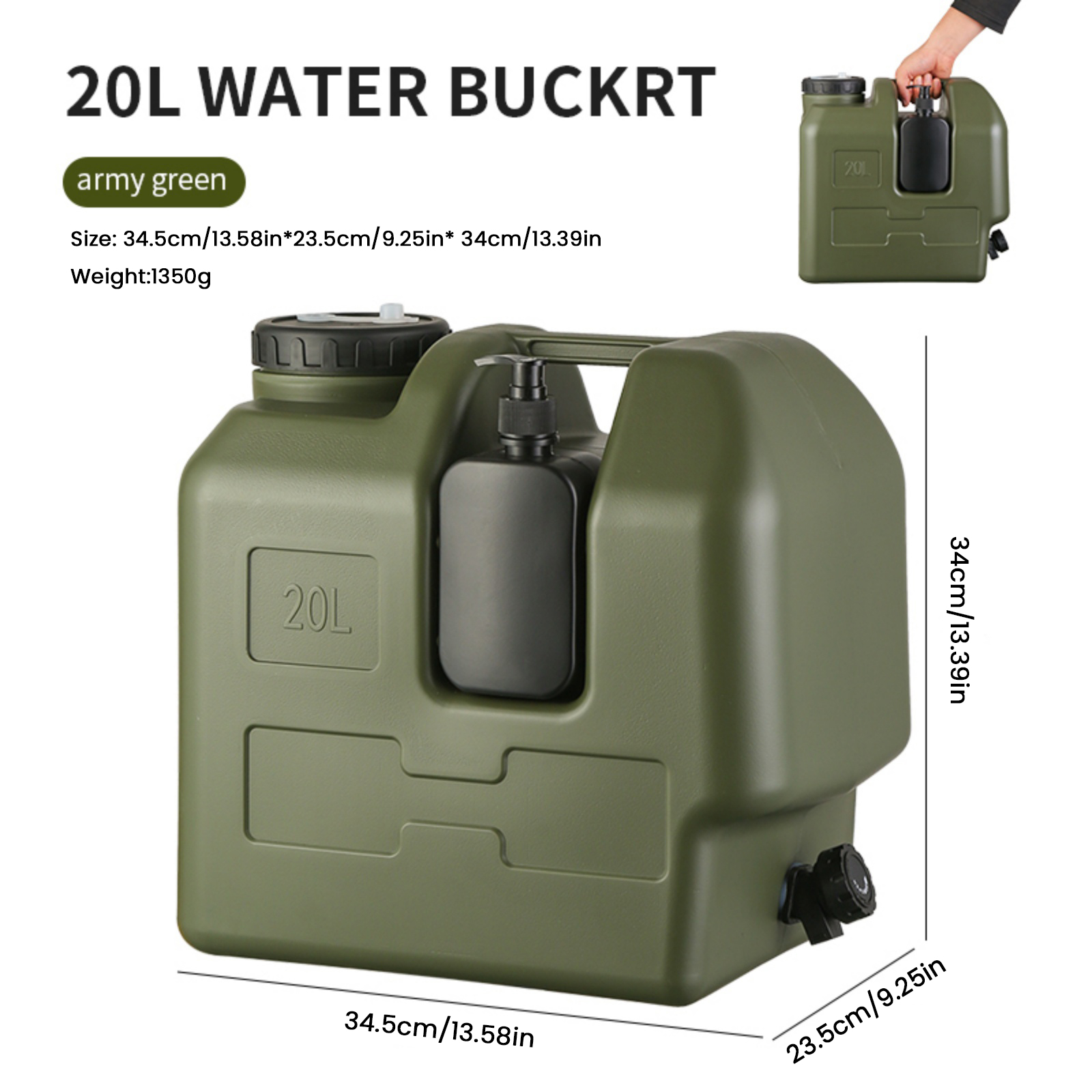 15/20L Taşınabilir Kamp Su Bid - Formula Dispenser Portable incelemesi ve fiyatı
