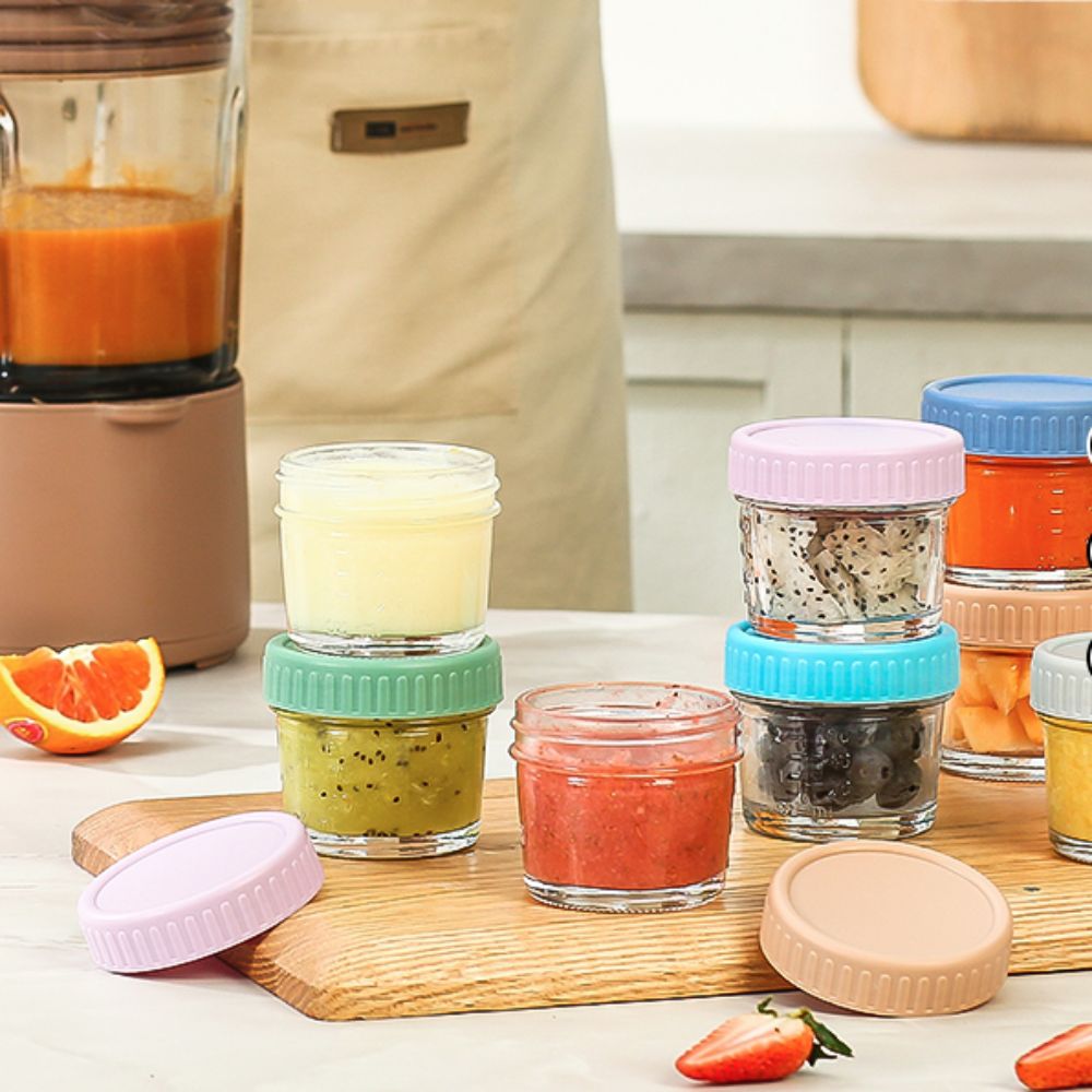 6 adet çok amaçlı cam bebek ma - Baby Food Glass Jars incelemesi ve fiyatı