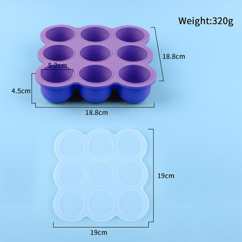 Bebek Maması Silikon Kap 9 Böl - Freezer Tray Baby incelemesi ve fiyatı