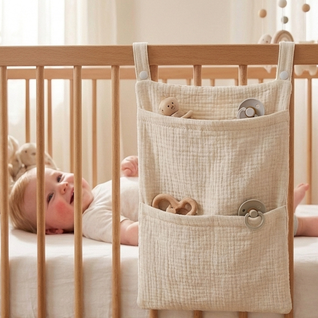 Saf Pamuk Bebek Beşik Asılı Ça - Baby Puree Pouch incelemesi ve fiyatı