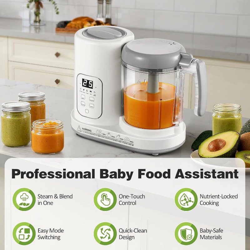Bebek Maması Hazırlayıcı Buhar - Baby Food Steamer incelemesi ve fiyatı