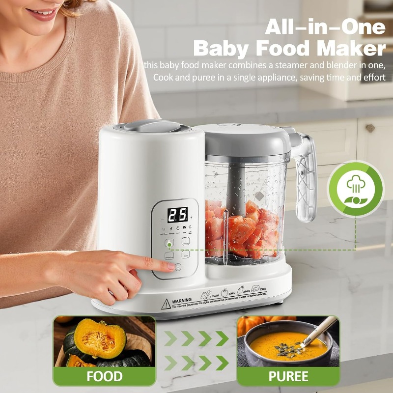Bebek Maması Hazırlayıcı Buhar - Baby Food Steamer incelemesi ve fiyatı