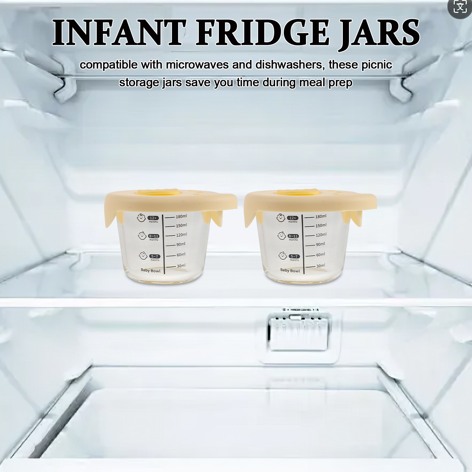 2 Adet Bebek Mama Saklama Kabı - Baby Food Glass Jars incelemesi ve fiyatı