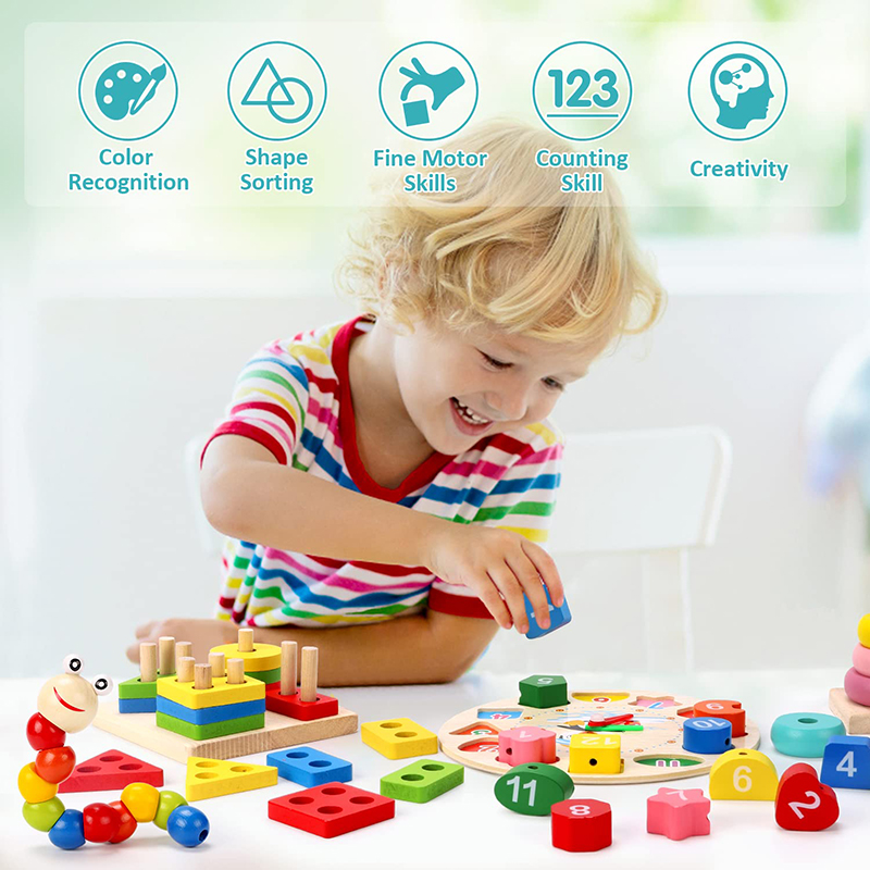 5-6 adet/takım Montessori ahşa - Baby Food Kit incelemesi ve fiyatı