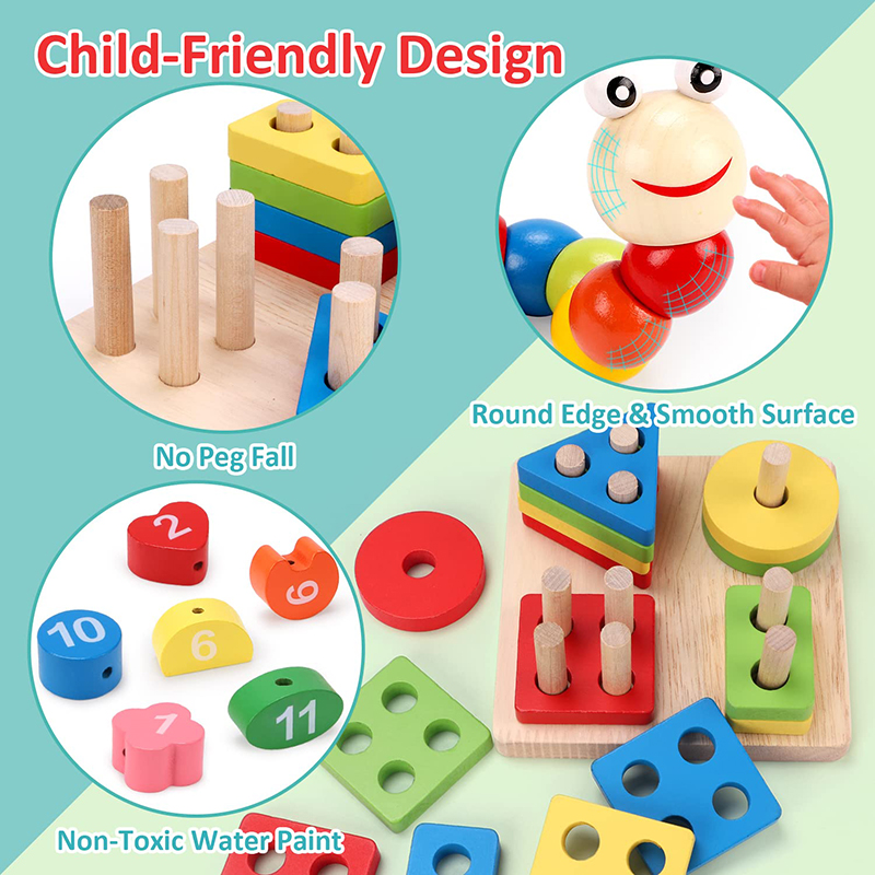 5-6 adet/takım Montessori ahşa - Baby Food Kit incelemesi ve fiyatı