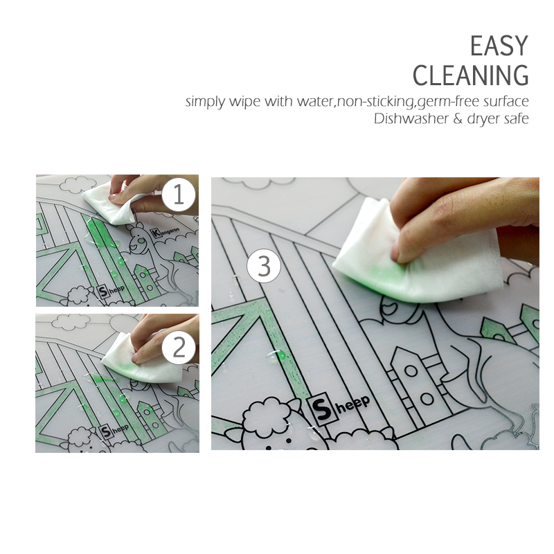 Silikon bebek Placemat 1 adet  - Baby Food Kit incelemesi ve fiyatı