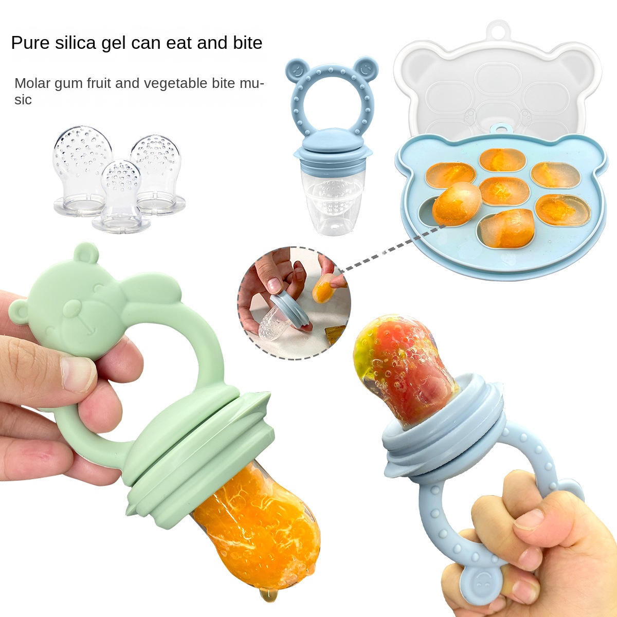 Gıda sınıfı silikon bebek diş  - Baby Food Guide incelemesi ve fiyatı